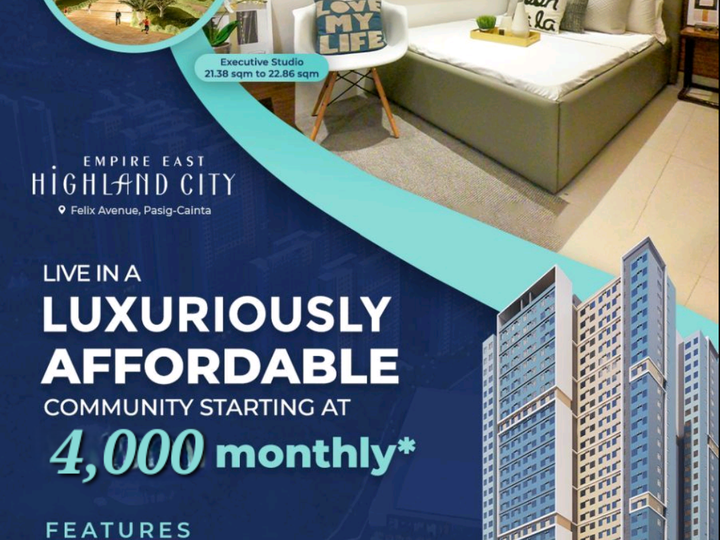 4k Monthly Condo Pre selling in Cainta pet friendly lifetime Ownership