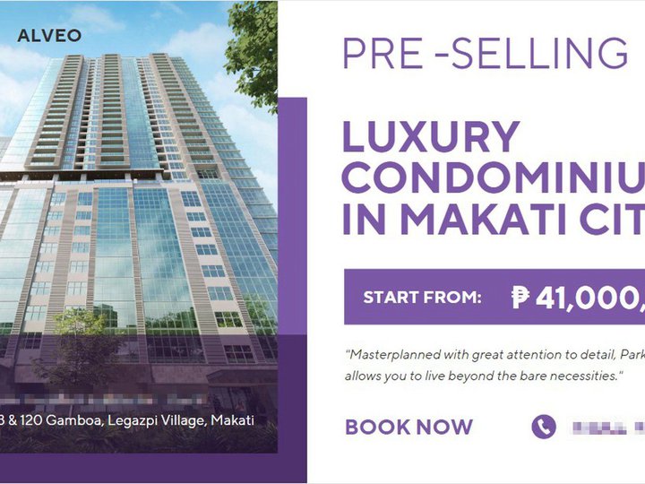 Pre-selling 126.00 sqm 2-bedroom Condo For Sale in Makati Metro Manila