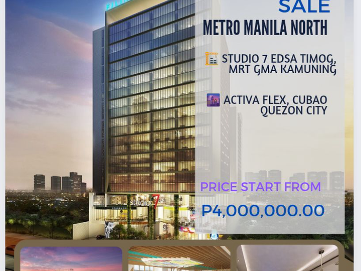 1-bedroom flat/office For Sale in Quezon City / QC Metro Manila