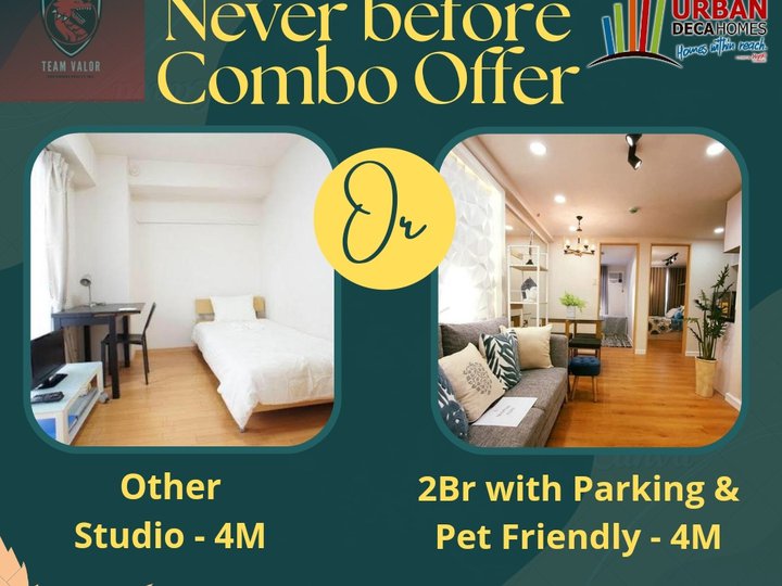 Combo Offer 2BR Unit and Parking 4.1M only Pwede sa Pagibig