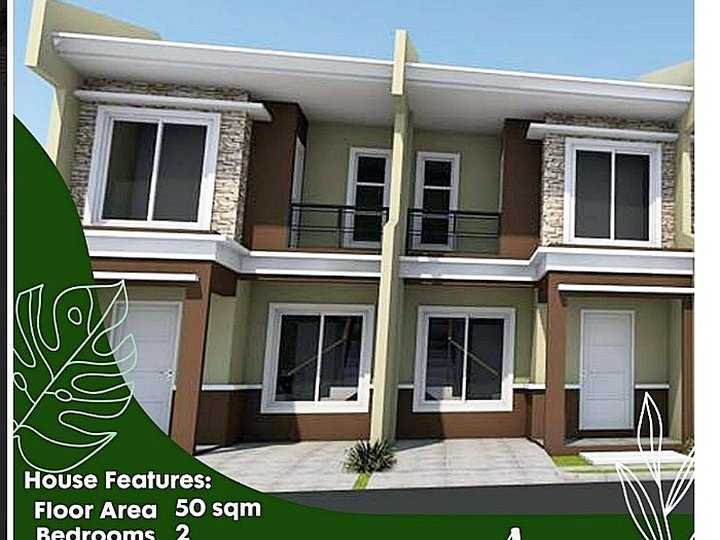 Pre-selling 2-bedroom Townhouse For Sale in  Talisay City, Cebu,