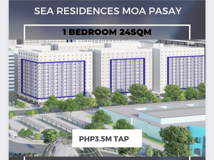 24.00 sqm 1-bedroom Condo For Sale Pasay moa