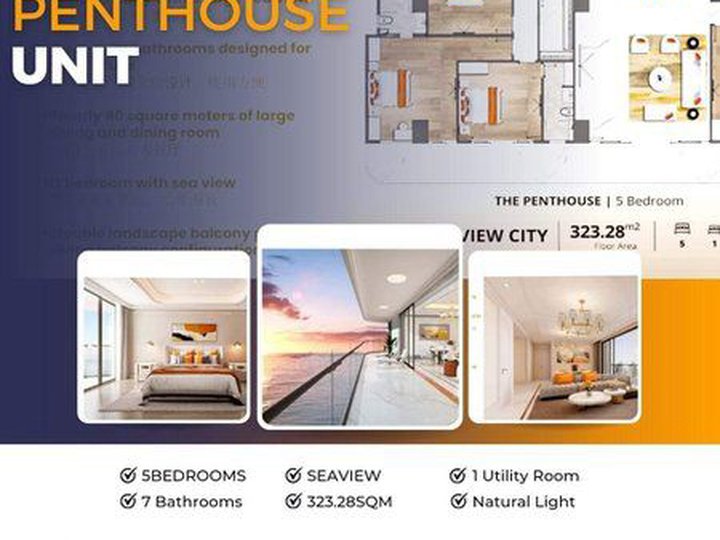 Rush For Sale 323sqm 5bedroom Seaview Penthouse Unit Paranaque