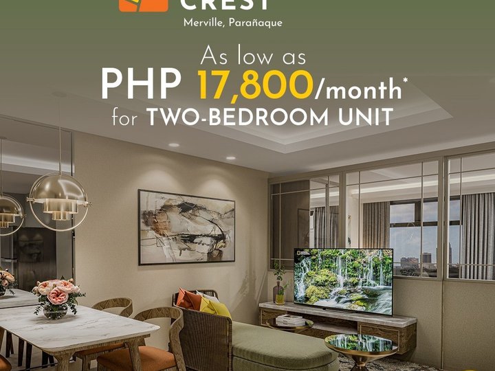 58.00 sqm 2 Bedroom Unit FOR AS LOW AS P17, 800 / MONTH