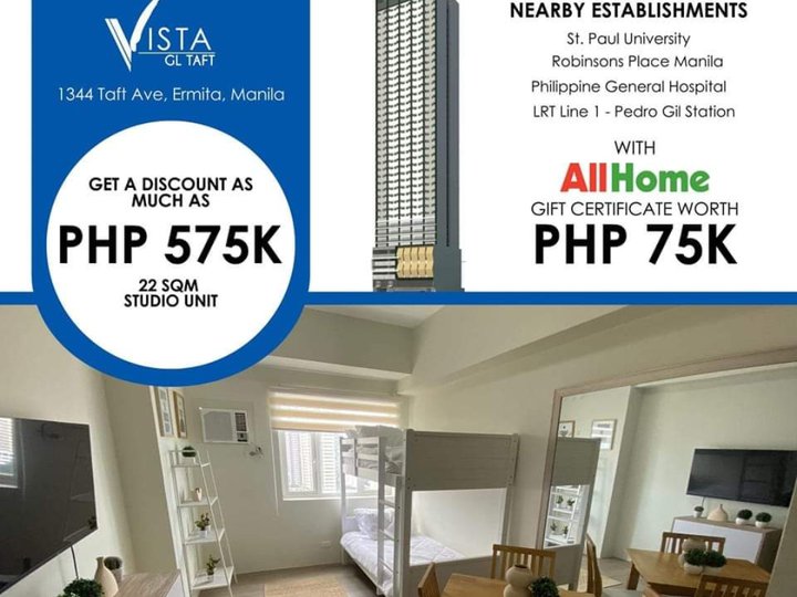 Condominium units from Vista Land Residences