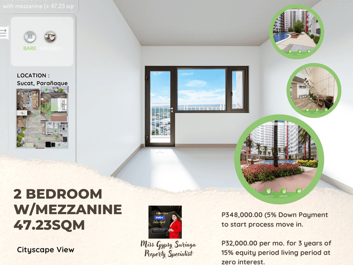 FOR SALE 2-bedroom Apartment Rent-to-own in Paranaque Metro Manila