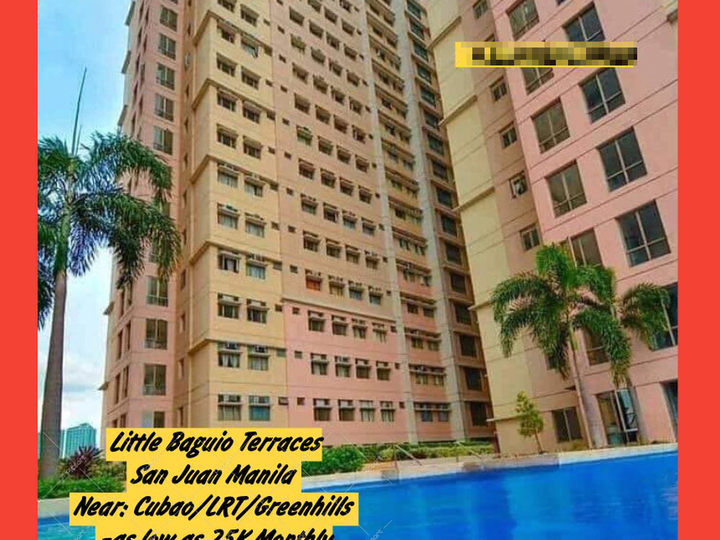 Condo in San Juan Manila as low as 25K Monthly Little Baguio Terraces