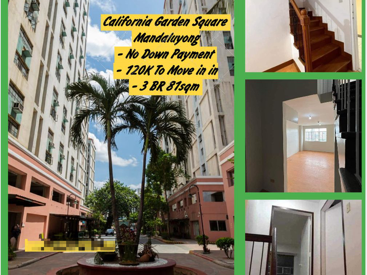 California Garden Square 3 Bedroom Condo 120K To Move in