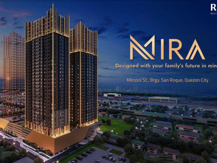 MIRA RESIDENCES in 78.00 sqm 2-bedroom with balcony Condo For Sale in Quezon City / QC Metro Manila