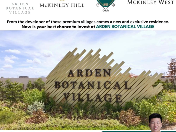 Arden Botanical Village Residential Lot for Sale in Trece Martires Cavite By Megaworld