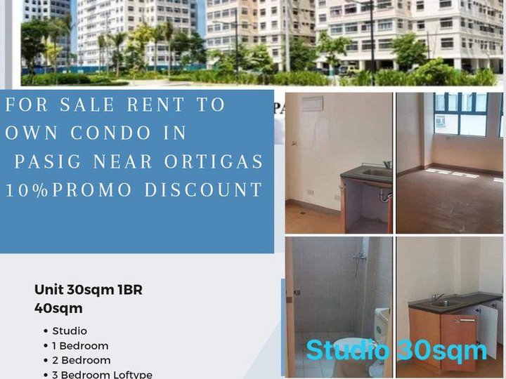 12K MONTHLY AFFORDABLE RENT TO OWN CONDO NEAR ORTIGAS