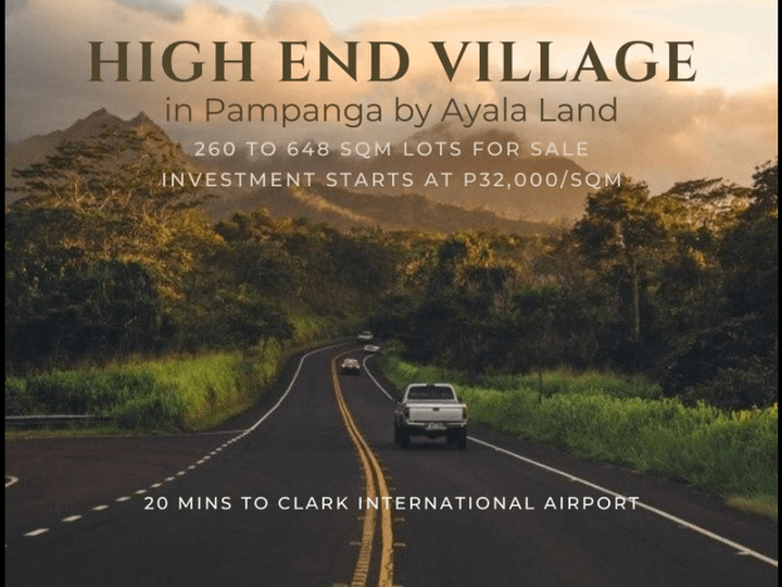 AYALA LAND AVIDA ALVIERA lot and house and lot for sale in Pampanga