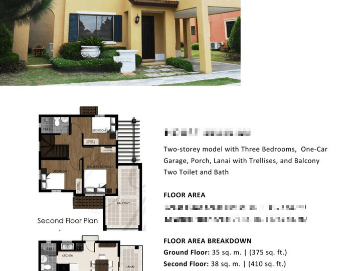 3-bedroom Single Detached House For Sale in Santa Rosa Laguna