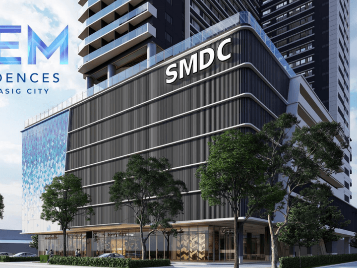 BRAND NEW STUDIO Condo For Sale in Pasig BY SMDC GEM RESIDENCES ALONG C5