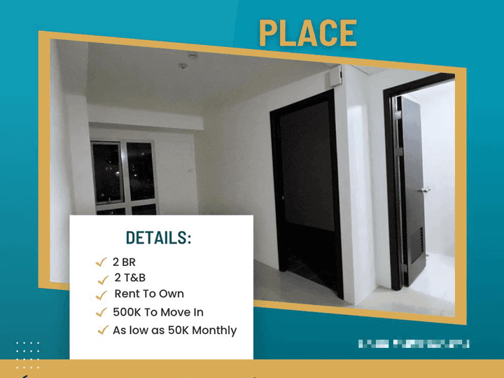 The Paddington Place Rent To Own 2BR as Low as 25K Monthly