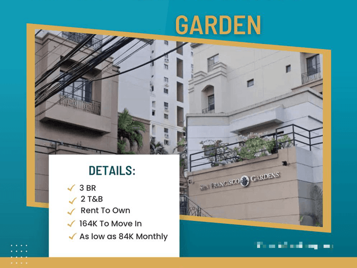 89.00 sqm 3 BR Condo For Sale in Boni Mandaluyong Beside RTU Rent To Own