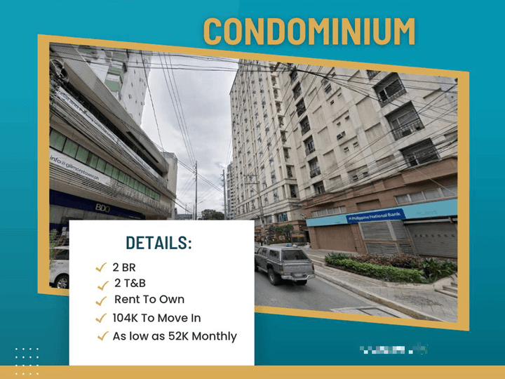 Condo Near Magnolia Residences/Cubao/Greenhills and LRT 104K To Move In