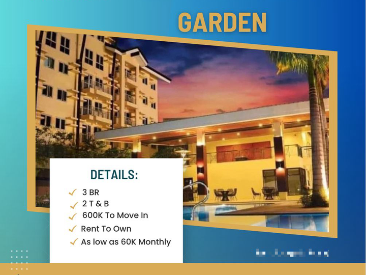 3 BR w/ Balcony For Sale Condo Near Airport/BGC/Taguig Rent to Own