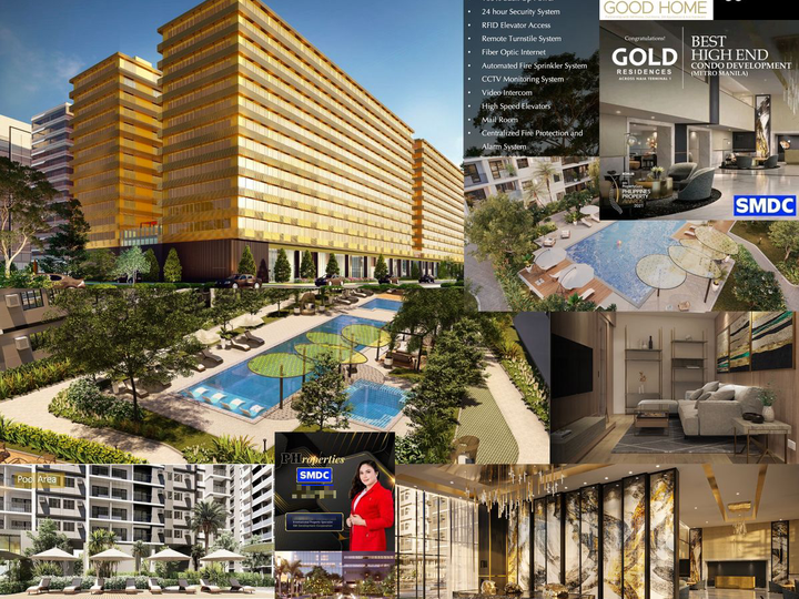 West View 2-bedroom END unit Condo For Sale in GOLD RESIDENCES , PARANAQUE