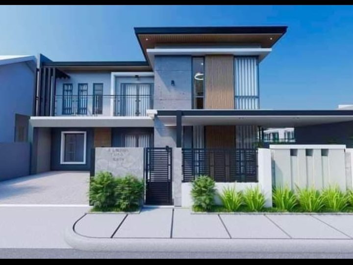 Modern design single Attached house and lot in exclusive subdivision