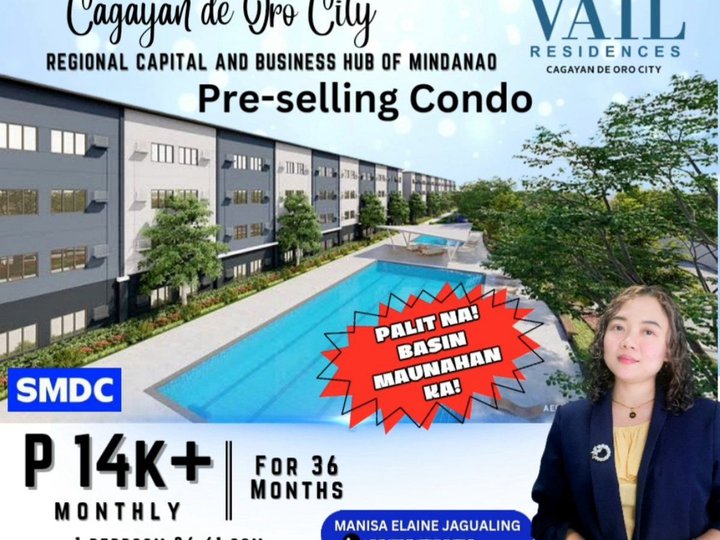 24.41 sqm 1-bedroom Condo For Sale in Cagayan de Oro Misamis Oriental