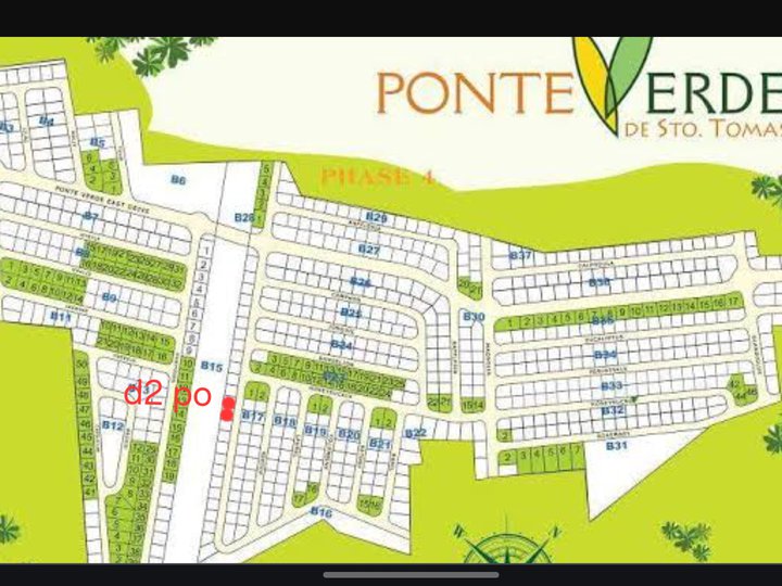 Two(2) FULLY PAID, adjacent lots in Ponte Verde Subdivision Phase 04, Sto. Tomas Batangas