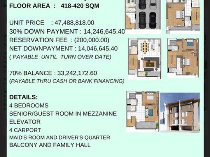 5BR Townhouse for sale in Mandalayong City near in Wack Wack Golf Course