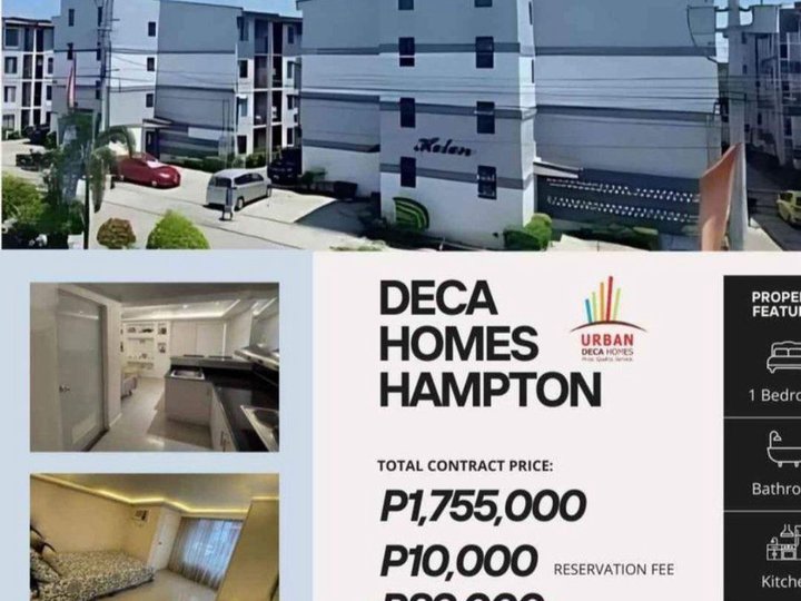 Ready For Occupancy 26.80 sqm 1-bedroom Residential Condo For Sale in Imus Cavite