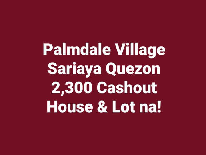 Preselling - Provision for 2Bedrooms house & Lot Townhouse in Sariaya