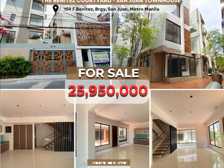 4STOREY ELEGANT TOWNHOUSE w/ 2 CAR PARKING in SAN JUAN METRO MANILA