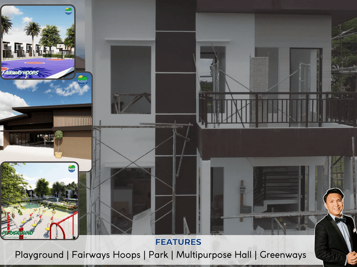 Single Attached Modern House in Fairway Village at the Lakeshore, Pampanga