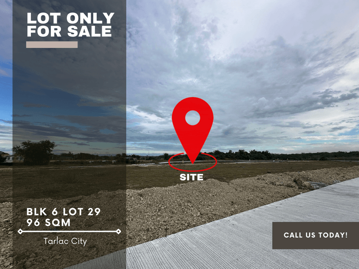 Affordable Lot Only For Sale In Saint Francis Homes, Tarlac City, Tarlac