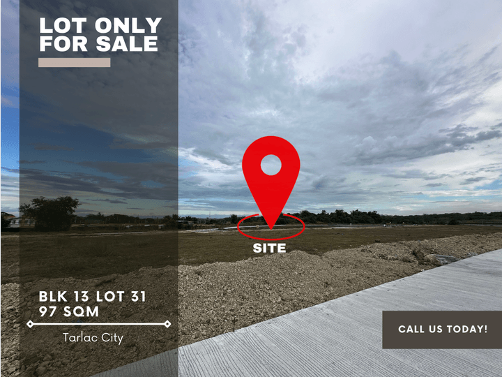 Lot Only For Sale In Saint Francis Homes, Tarlac City, Tarlac