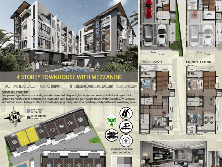 Modern Luxury 4-Bedroom Townhome in Quezon City [Houses and Lots