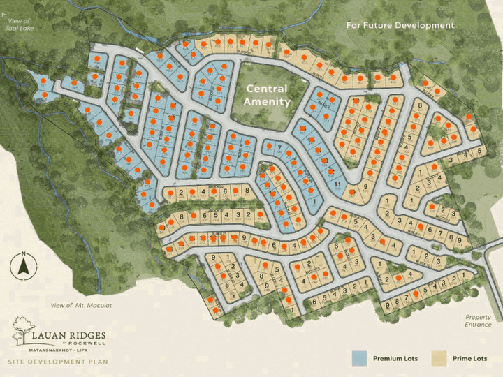 FOR SALE Residential Lot For Sale in Rockwell Lauan Ridges, Mataasnakahoy Batangas