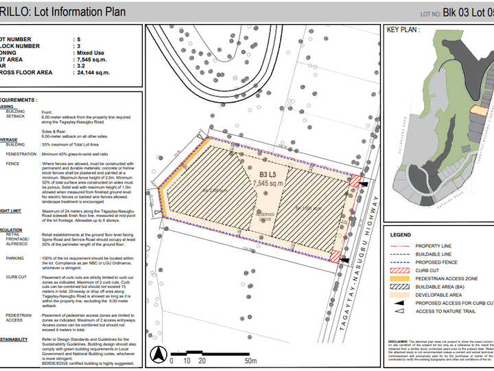 7,545 sqm High end Location Hotel Lot For Sale in Nasugbu Batangas