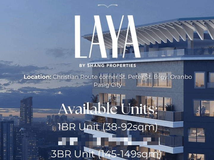Invest Early: High-End 1BR Residential Condo For Sale at LAYA, Pasig City