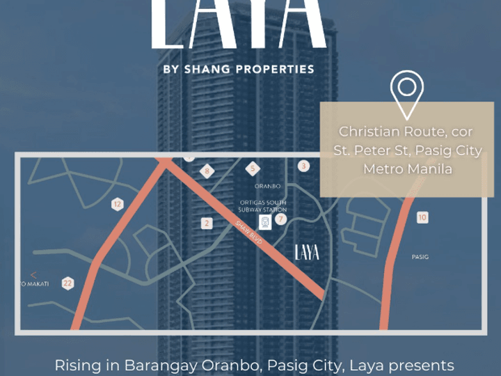 Secure Your Preselling Modern Condo 1BR at LAYA Shangrila, Oranbo, Pasig