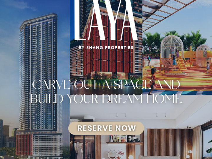 Top-tier 1-bedroom Residential Condo For Sale/Presell - LAYA Pasig City