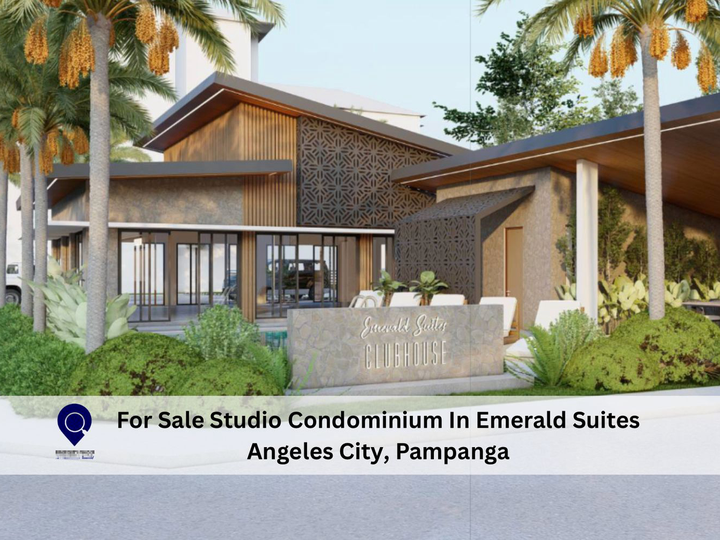 For Sale Studio Condominium In Emerald Suites Angeles near Clark