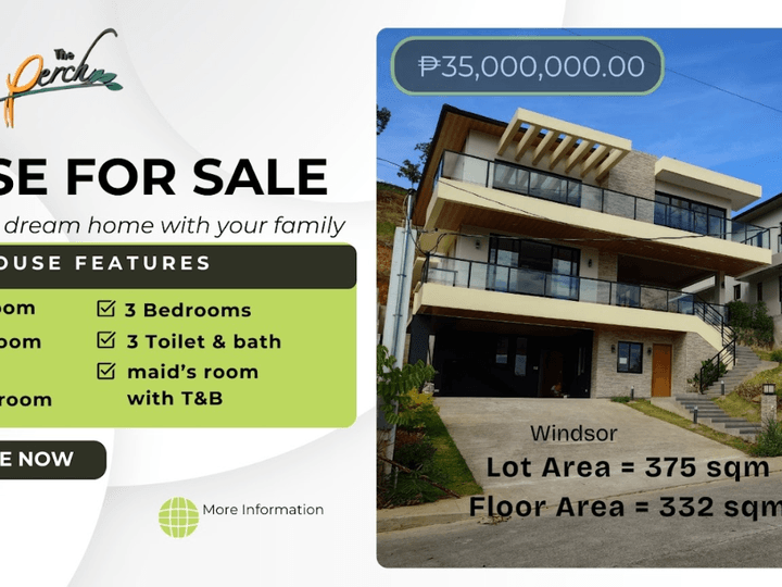 Luxury Design with 3-bedroom Single Detached House and Lot For Sale in Antipolo Rizal