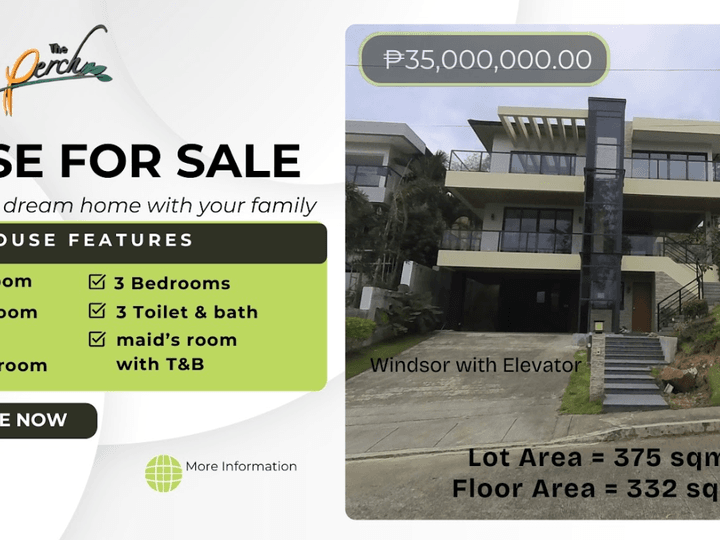 High-End Design with 3-bedroom Single Detached House and Lot For Sale in Antipolo Rizal