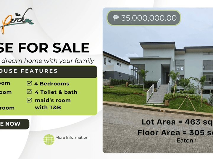 Upscale 4-bedroom Single Detached House and Lot For Sale in Antipolo Rizal