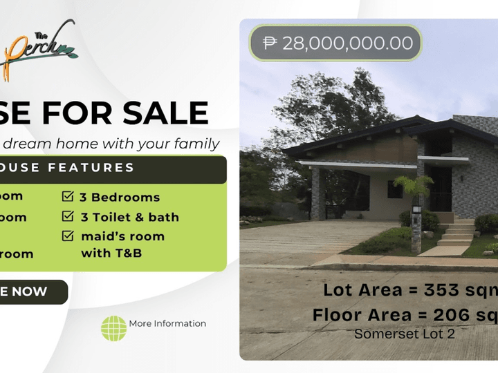 Rare Prime with 3-bedrooms Single Detached House and Lot For Sale in Antipolo Rizal