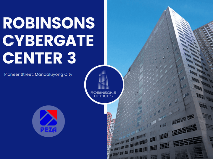 High-End Office Space For Rent/Lease in Mandaluyong - Robinsons Cybergate 3