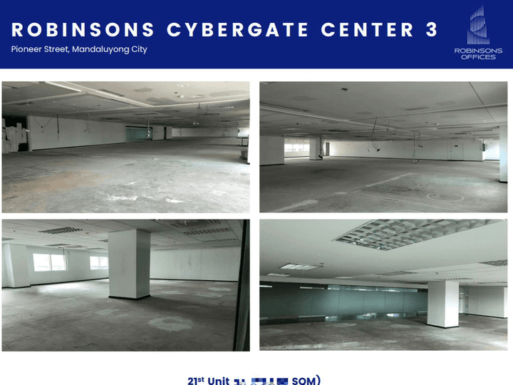 Premium Office Space For Lease/Rent in Mandaluyong - Robinsons Cybergate 3