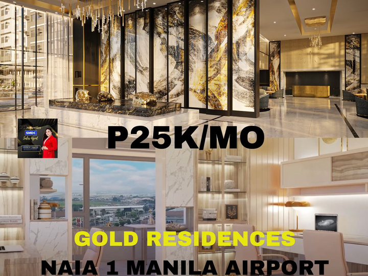 GOLD RESIDENCES 1 BEDROOM Residential Condo For Sale in Paranaque MANILA AIRPORT NAIA 1