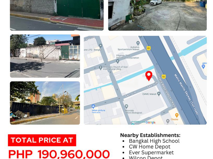 Commercial Lot For Sale in Osmena Hiway, Makati City