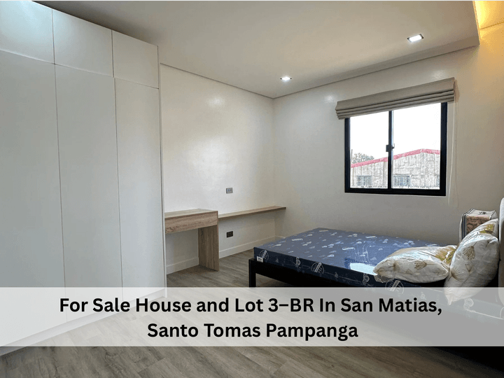 For Sale House and Lot 3BR In San Matias, Santo Tomas Pampanga