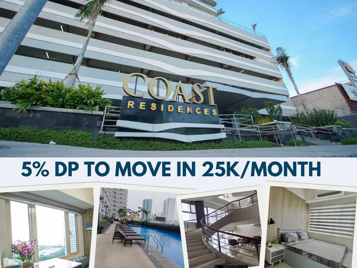 Ready For Occupancy 1-bedroom Residential Condo For Sale in Manila Bay Pasay COAST RESIDENCE